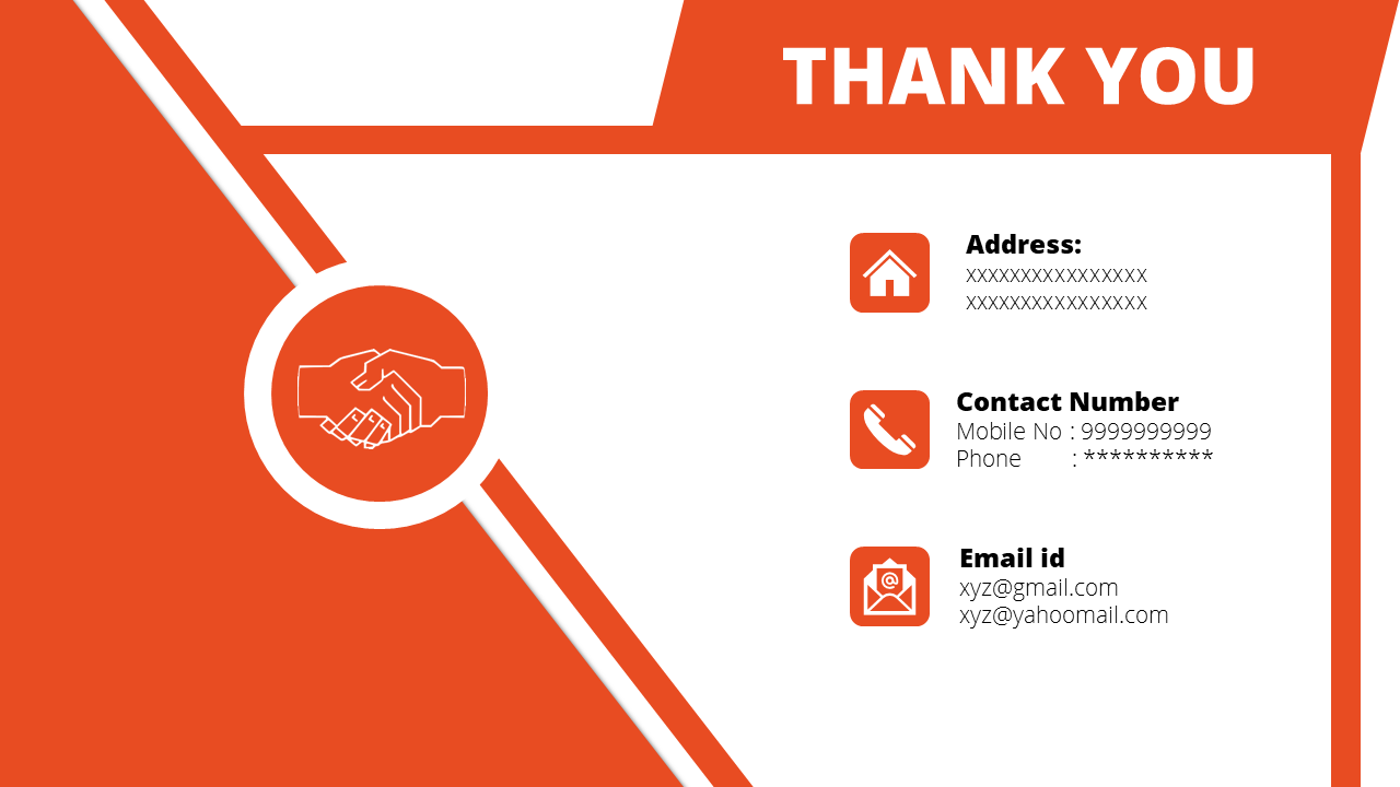 Thank You PowerPoint Slide Template Designs